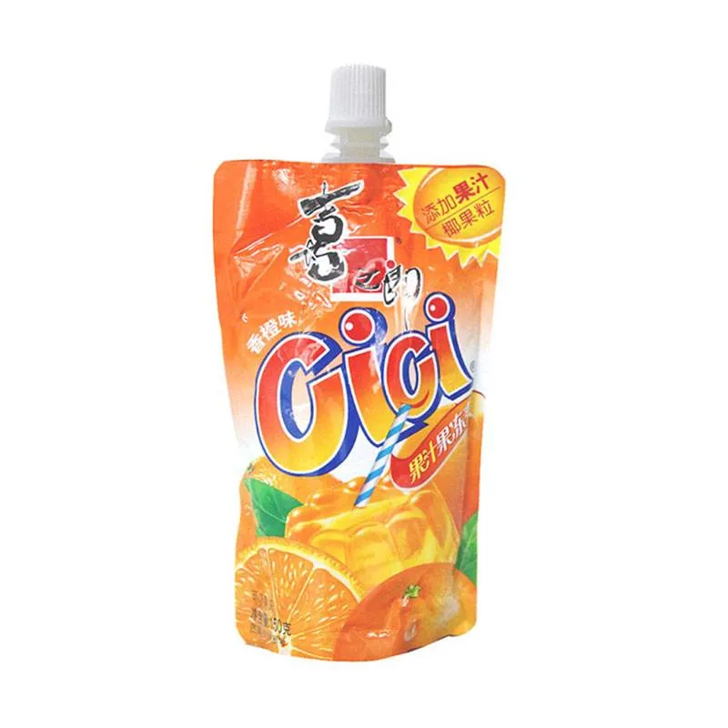 [Self-operated] China Xizhilang CICI suckable jelly quantity version orange flavor 150g children's snack jelly pudding casual snack jelly