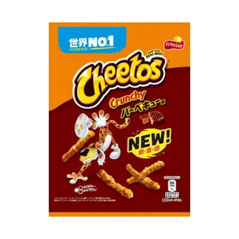 【Self-operated】China Cheetos FRITOLAY Corn Bars BBQ Flavor 70g Snacks