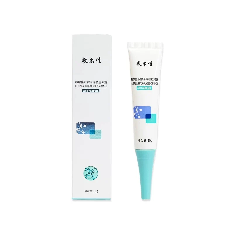 [Self-operated] China VOOLGA Fuerjia Hydrolyzed Sponge Bone Needle Anti-Acne Gel 10g Improves oily acne skin and repairs damaged barrier plant microneedle