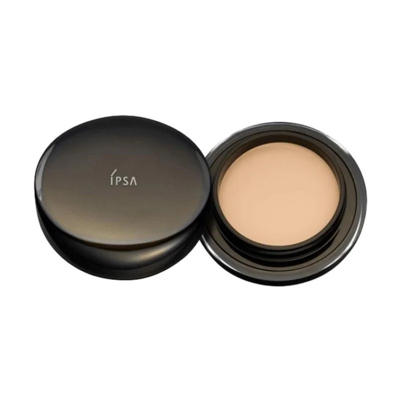 [Self-operated] Japanese IPSA Infusa Crystal Essence Foundation Cream #101 Cold Tone Soft White 16g No Powder Brush Long-lasting Makeup Long-lasting Concealer Black Crystal Powder Cream