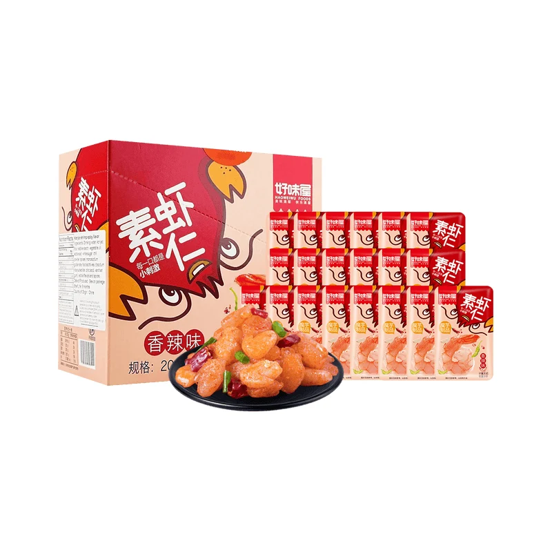 [Self-operated] China Good Taste House Vegetarian Shrimp Konjac Spicy Flavor 20g Fresh and spicy juice hot snacks for watching TV series