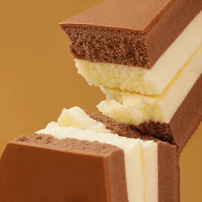 [Self-operated] China Ranli Golden Triangle Cake Chocolate Flavor Cake 95g Breakfast Bread Cake Dessert Snacks