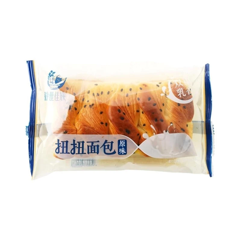 [Self-operated] China Youshijiazu Twist Whole Wheat Bread 82g Breakfast Bread Cake Dessert Snacks