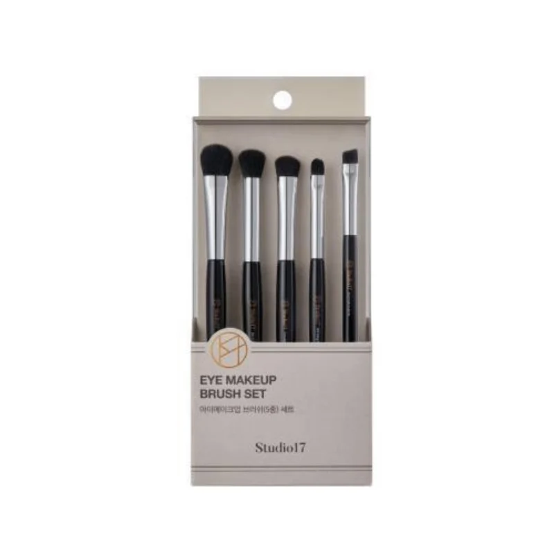 [Self-operated] Korean Studio 17 Eye Makeup Brush Set 5 Pieces, a Good Helper for Makeup