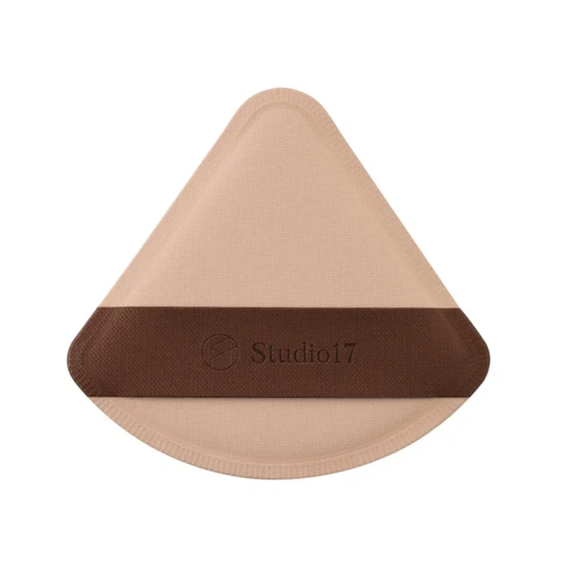 [Self-operated] Korean Studio 17 Pang Pang triangular puff 1 piece for makeup base without absorbing powder, dry and wet dual-use loose powder cushion breathable sponge