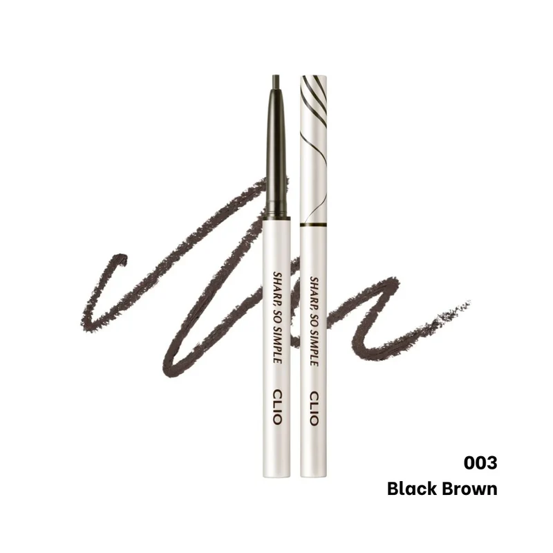 [Self-operated] Korean CLIO Cleo exquisite slim waterproof eyeliner #03 Black Brown black brown 0.14g eyeliner gel pen does not smudge