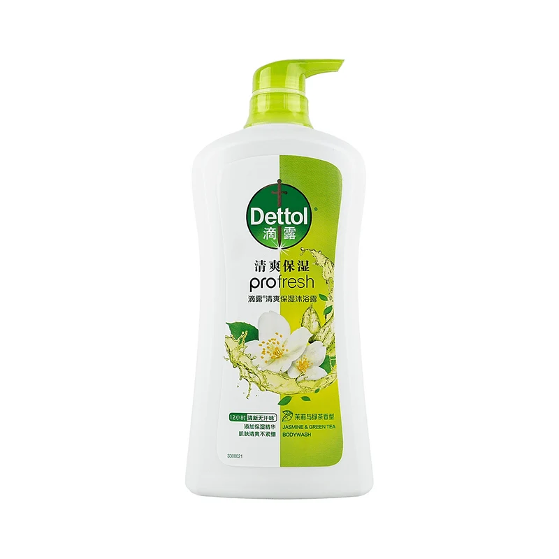 [Self-operated] British DETTOL upgraded fragrance moisturizing shower gel #Jasmine and green tea fresh 950g double moisturizing fresh and revitalizing long-lasting fragrance dry skin savior full body moisturizing cleansing non-slip shower gel