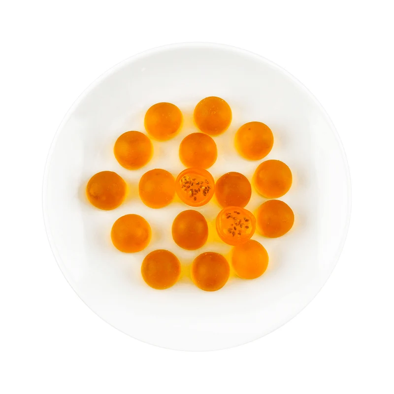 [Self-operated] Korean ORION Orion Fruity Fruit Sandwich Soft Candy Passion Fruit Flavor 70g Peelable Soft Candy Gummy Candy Internet Celebrity High-value Children's Snacks Candy Snacks