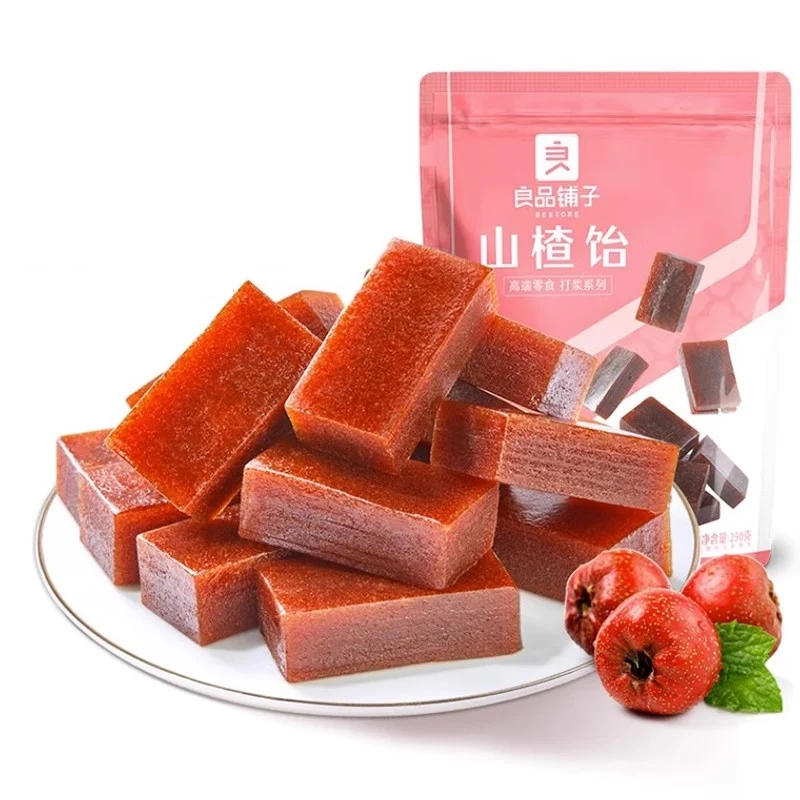 [Self-operated] China BESTORE Liangpinpu Hawthorn Yi 250g Hawthorn Dried Fruit Preserved Snacks