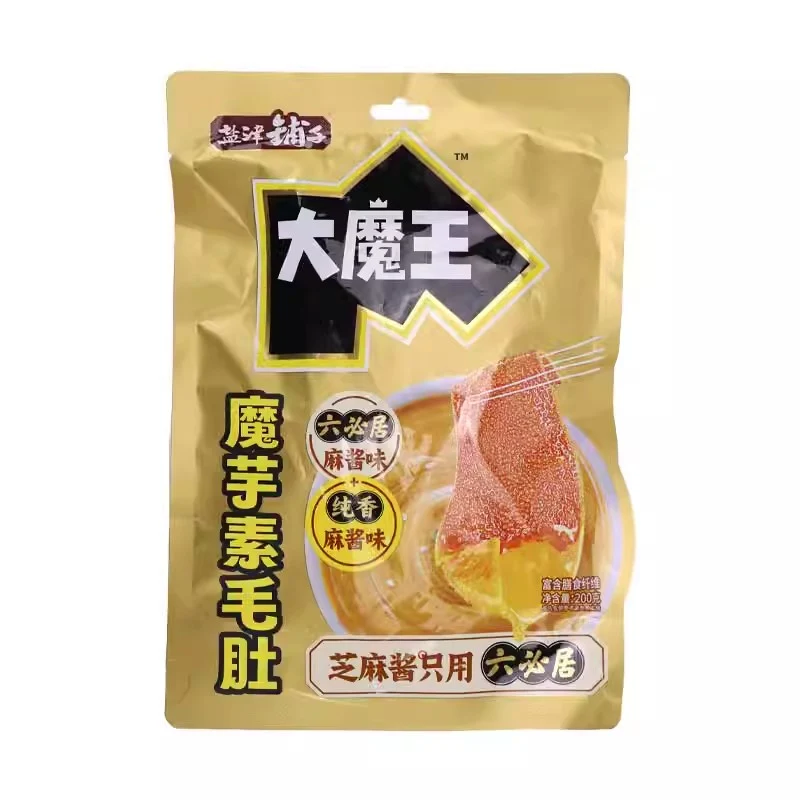 [Self-operated] China Yanjin Shop Big Devil Konjac Vegetarian Tripe Liubiju Sesame Sauce Flavor + Pure Sesame Sauce Flavor 200g Konjac Snacks Specialty Snacks Leisure Food