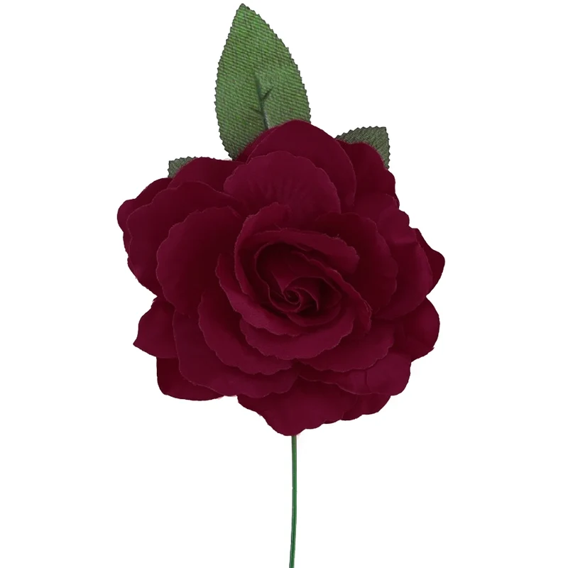 Dunkelrote Flamenco- und Chulapa-Rose