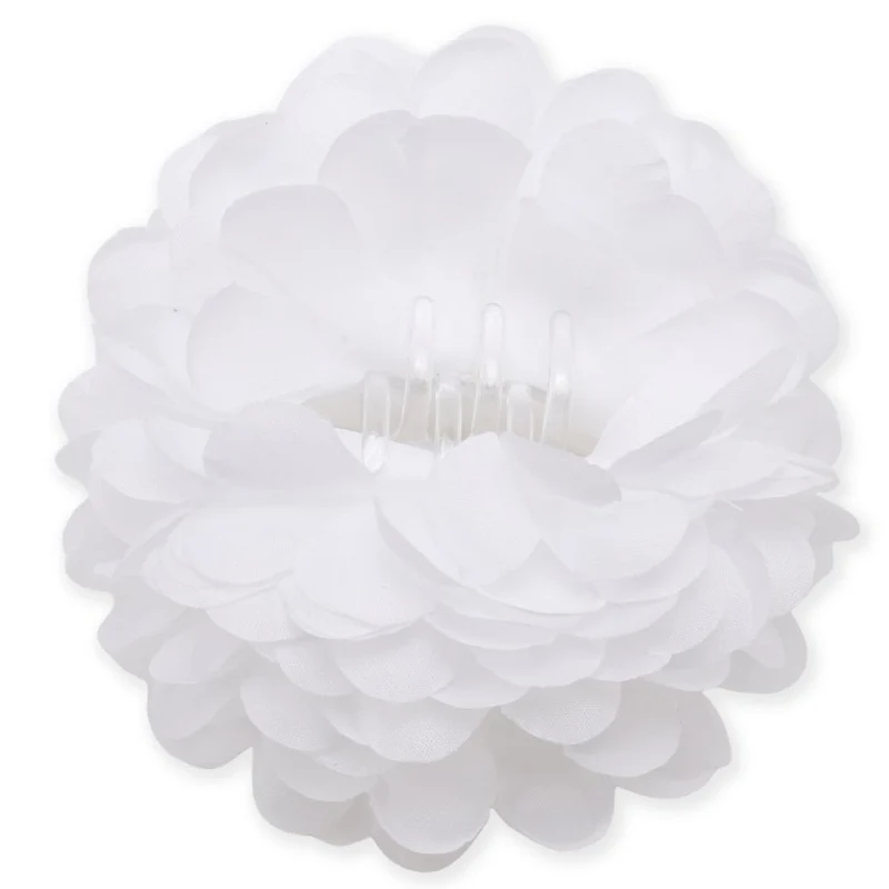 Flamenco Haarblume in Weiß