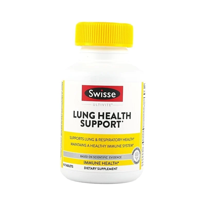 [Self-operated] Australian SWISSE Sweishi Qingfei Tablets 90 Tablets Natural Herbal Lung Protection Tablets Adult Lung Nourishing Lung Protection Spirit Cares for the Respiratory System Lung Deep SPA Essential for Smoking and Haze
