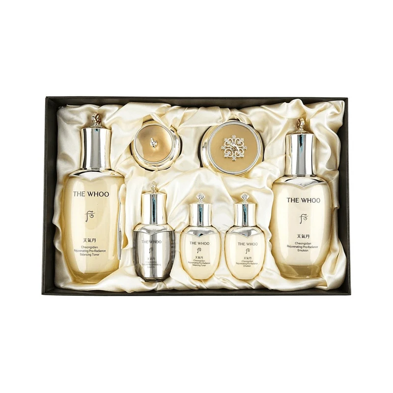 【Self-operated】THE HISTORY OF WHOO 7-piece set from South Korea to repair damaged skin, anti-aging, anti-wrinkle, lifting, firming, delicate, not picky about skin type, light mature skin