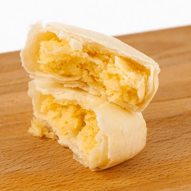 [Self-operated] China Guoshan Laocun Chestnut Flavor Cake 128g Local Specialty Snack Classic Delicious Handmade Non-irritating Cake