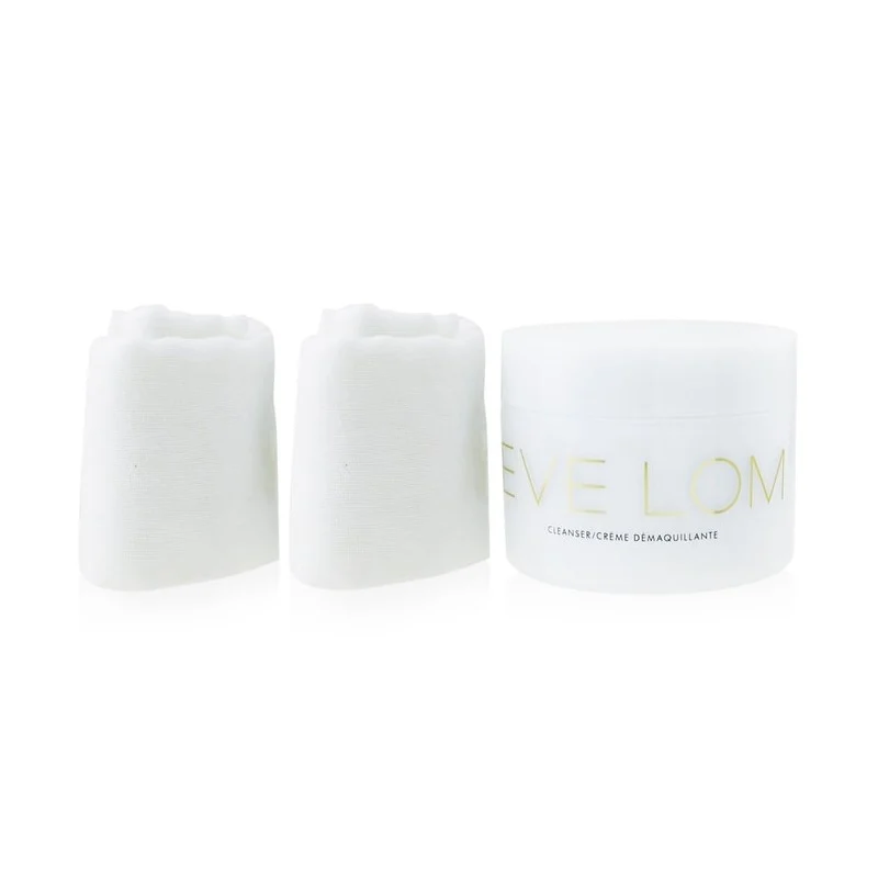 [Self-operated] British EVE LOM Evron Classic Cleansing Cream Makeup Remover Cleansing Cream 200ml All-effect Deep Cleansing Cream Cleanser Contains 2 original cotton cloths for gentle facial cleansing and makeup removal