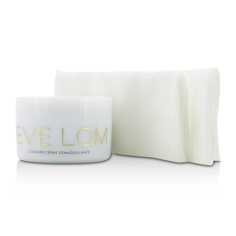 [Self-operated] British EVE LOM Evron Classic Cleansing Cream Makeup Remover Cleansing Cream 100ml All-effect Deep Cleansing Cream Cleanser Contains 1 original cotton cloths for gentle facial cleansing and makeup removal