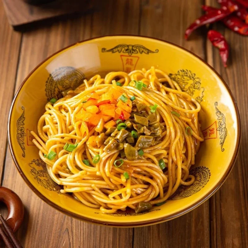 [Self-operated] China misses Wuhan hot dry noodles 342g 2 servings Internet celebrity midnight snack lazy instant noodles Wuhan specialty