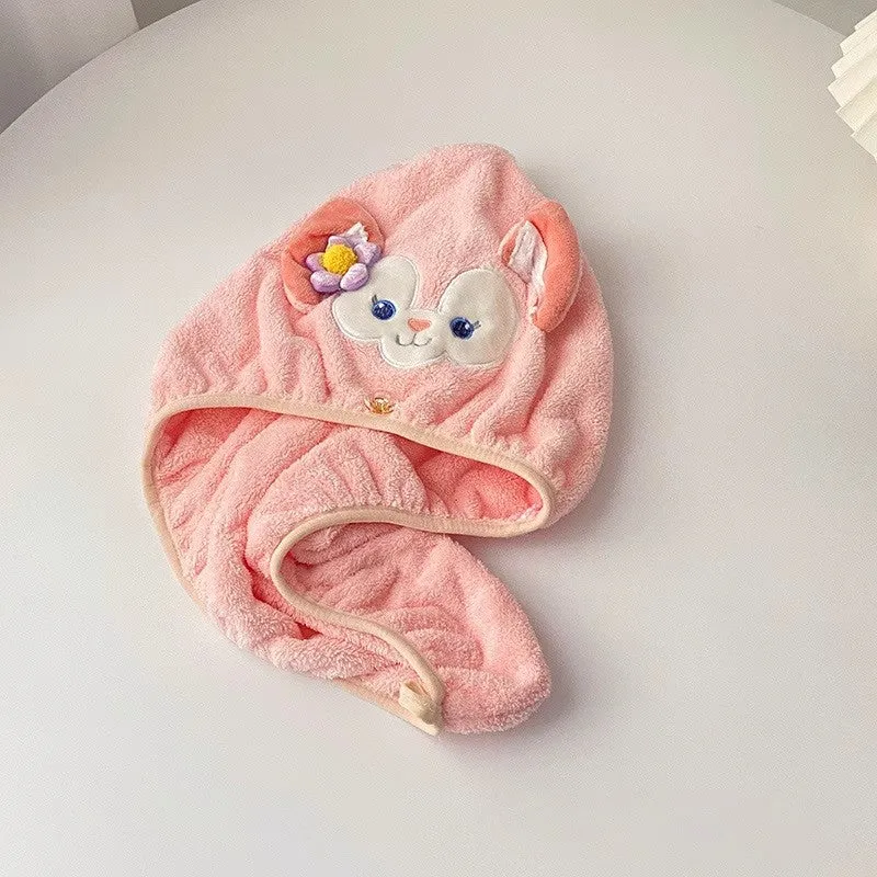 【Self-operated】China Bath See You Dry Hair Cap 1 Pack Lina Bell Thickened Super Water Absorbent Quick Drying Not Easy to Lose Hair Dry Hair Towel