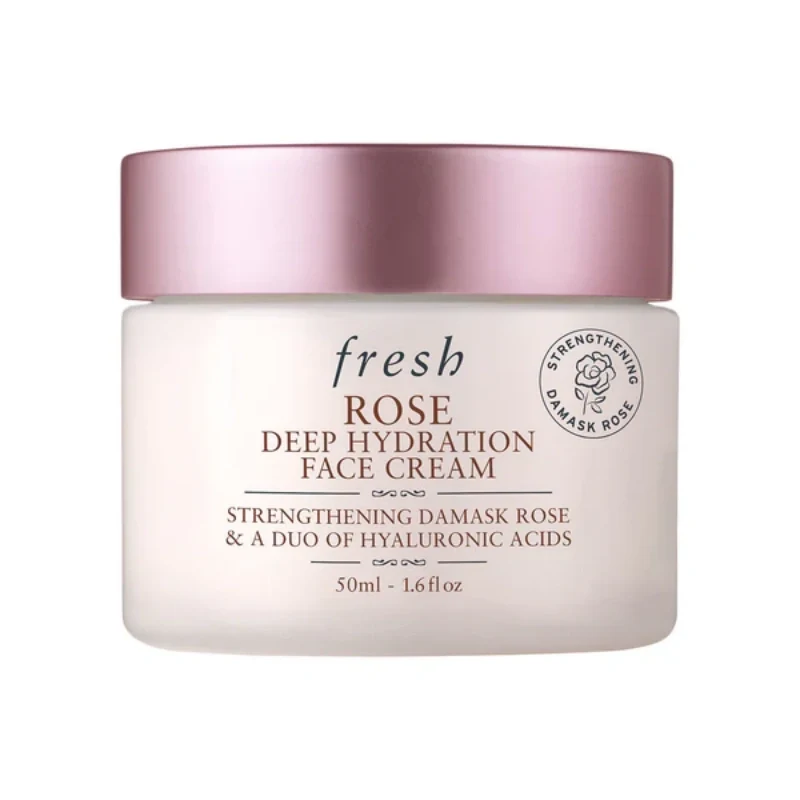 [Self-operated] French Fresh Rose Moisturizing Intensive Moisturizing Cream 50ml Soothing Moisturizing Firming Repairing Barrier Moisturizing Cream