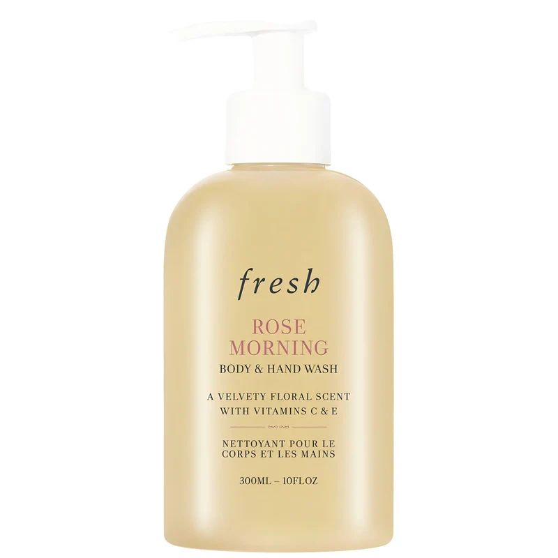 [Self-operated] French Fresh Morning Rose Fragrance Shower Gel 300ml Highly effective moisturizing and nourishing skin, long-lasting fragrance and gentle