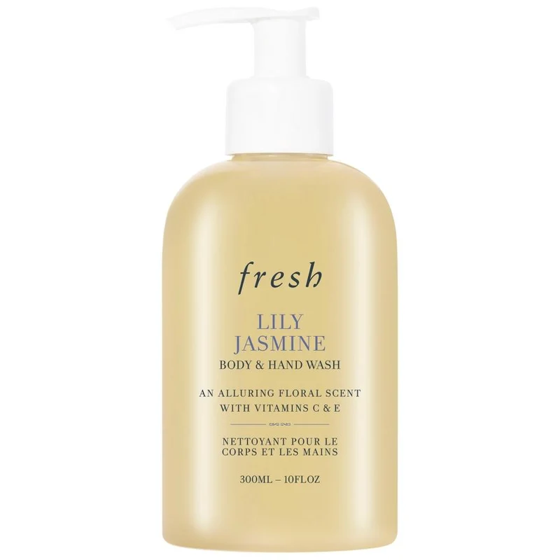 [Self-operated] French Fresh Lily of the Valley Jasmine Shower Gel 300ml Highly effective moisturizing and nourishing skin, long-lasting fragrance and gentle