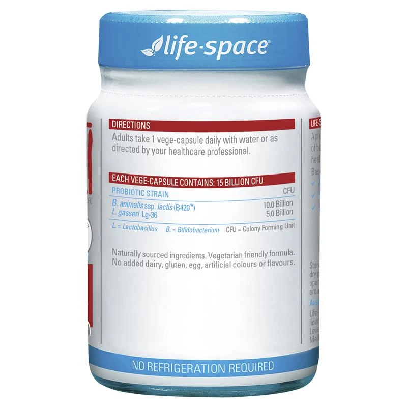 [Self-operated] Australian LIFE SPACE Body Shaping B420 Gastrointestinal Regulating Probiotic Capsules 60 Capsules