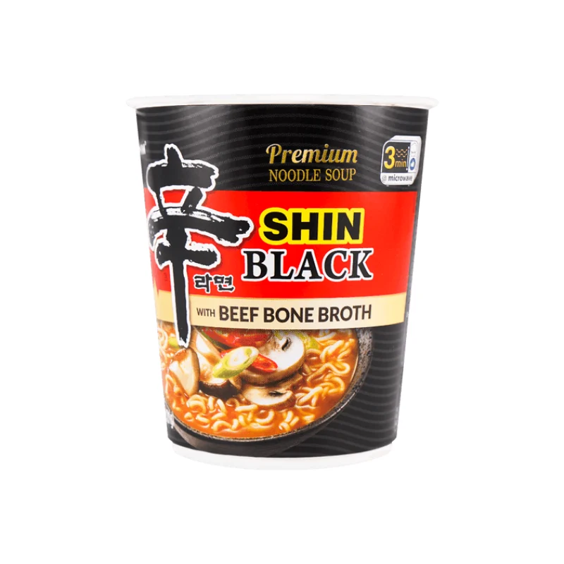 [Self-operated] China Nongshim Shin Ramen Black Cup 101g Ramen Mixed Noodles Instant Noodles Instant Noodles