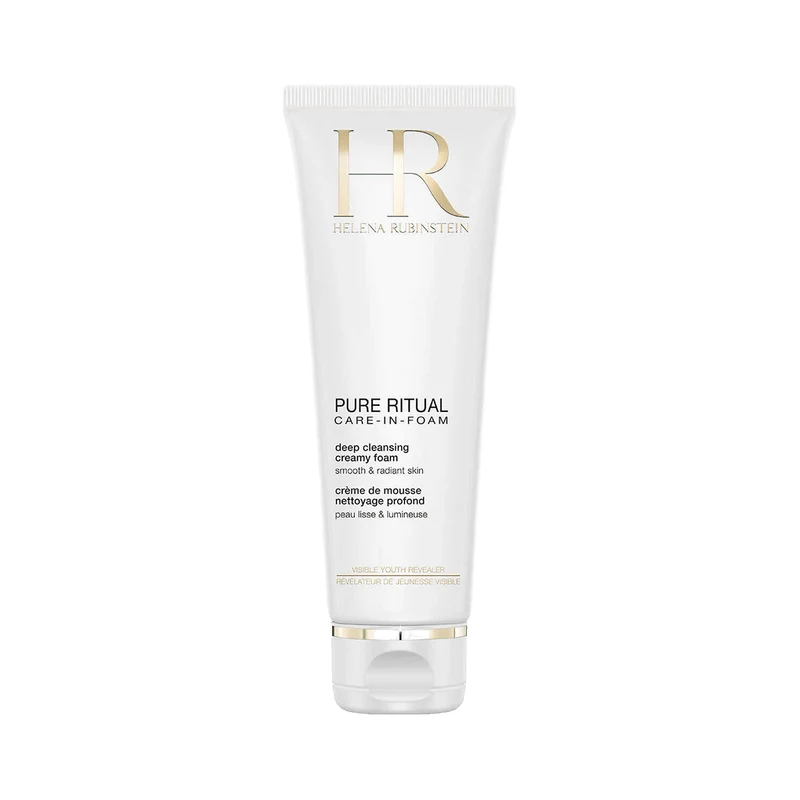 [Self-operated] Helena Rubinstein Pure & Moisturizing Cleansing Foam Mousse (Japan Version) 125ml - Gentle Moisturizing Cleanser, Deep Cleanses, Removes Sunscreen, Creamy and Non-Tightening