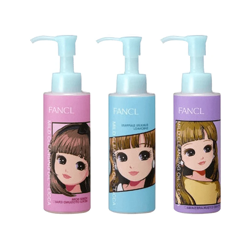 [Self-operated] Japan FANCL Gentle Cleansing Oil Lijia Doll Joint Limited Edition 120ml Pattern Random Face Eyes Lips Available Counter Version