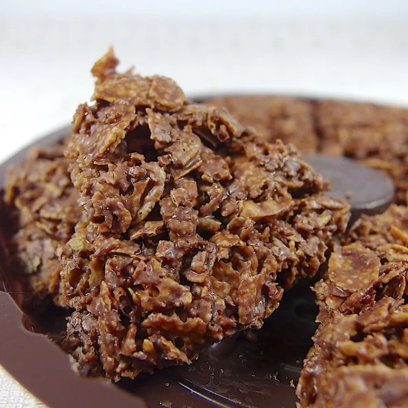 [Self-operated] Japan NISSIN CRISPCHOCO milk chocolate cornflakes biscuits 44g children's breakfast pizza crackers