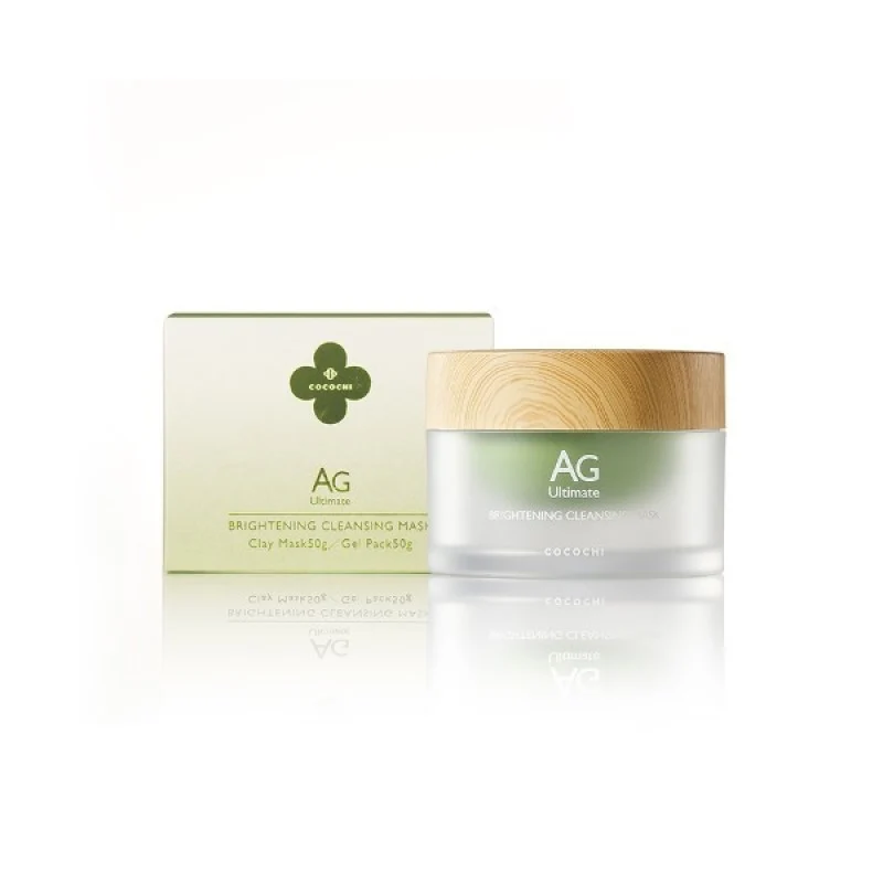 [Self-operated] Japan COCOCHI AG Limited Edition Matcha Latte Mud Jelly Double Mask Cleansing Mud Mask 100g Color Repair Mud Mask Soothes Redness Cleansing Removes Yellowing Brightens Oil Control Removes Blackheads