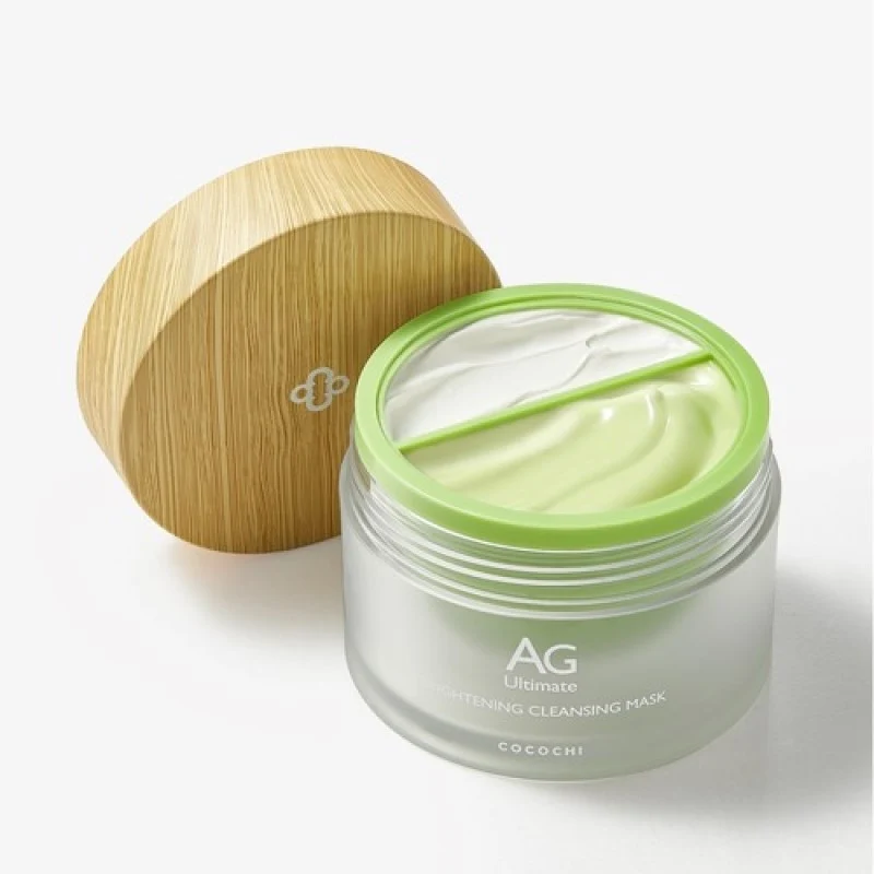 [Self-operated] Japan COCOCHI AG Limited Edition Matcha Latte Mud Jelly Double Mask Cleansing Mud Mask 100g Color Repair Mud Mask Soothes Redness Cleansing Removes Yellowing Brightens Oil Control Removes Blackheads