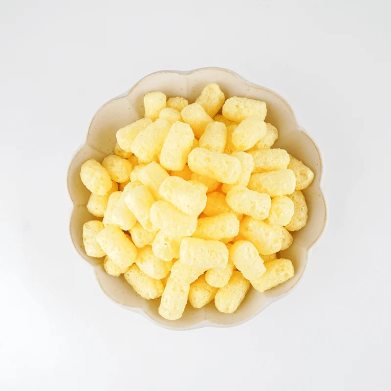 [Self-operated] China Taiwan obedient sentence making package non-fried corn crispy fruit strips cream coconut flavor 40g childhood memories machine artifact puffed food snacks