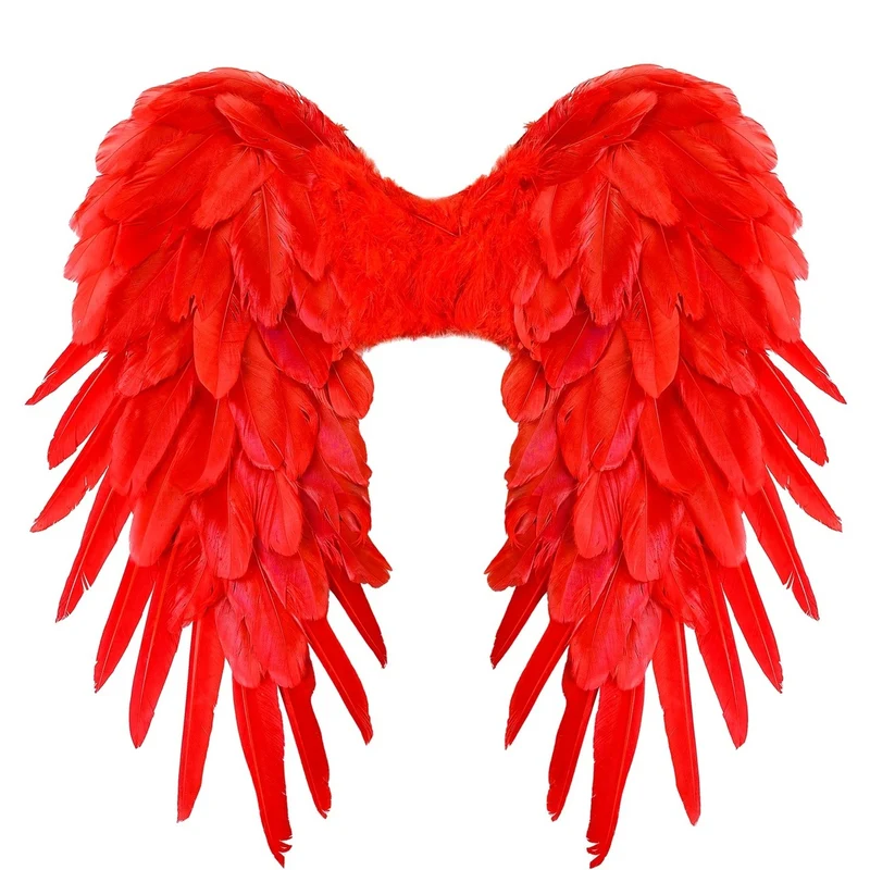 Rote Flügel Feder Deluxe