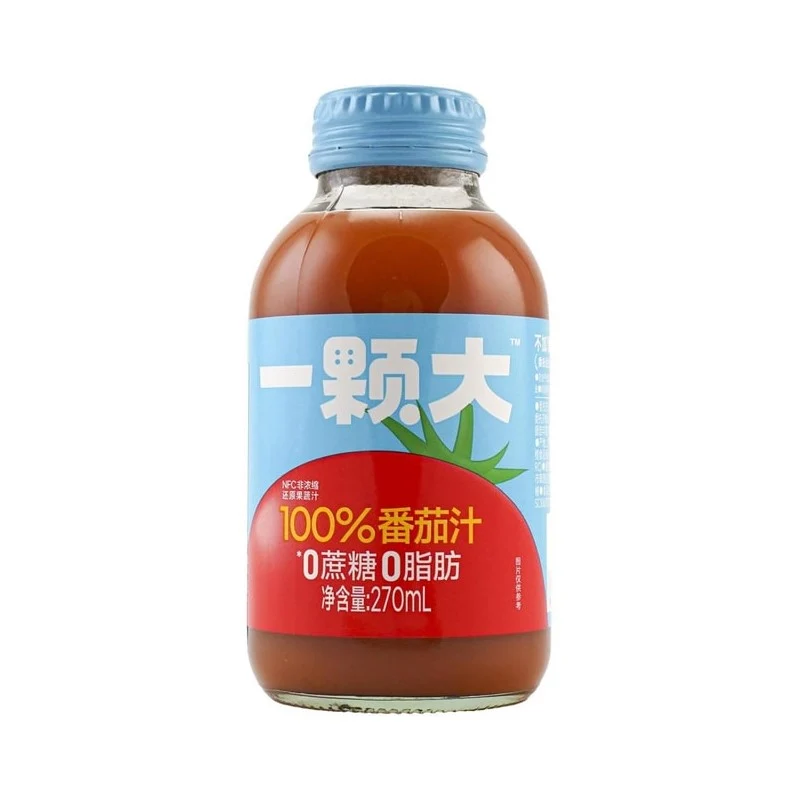 【Self-operated】China's largest 100% NFC tomato juice 270ml 0 sucrose 0 fat 0 added ingredients only tomatoes to supplement natural vitamin C