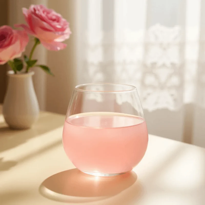 [Self-operated] China Liuyang Rose Wolfberry Water Plant Herbal Drink 330ml Summer Refreshing Drink for Rejuvenating Skin and Health 0 Fat Low Sugar Low Calorie