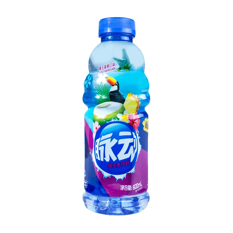 [Self-operated] China MIZONE Pulse Vitamin Sports Functional Drink Coconut Pineapple Flavor 600ml Low Sugar Contains Multiple Vitamins