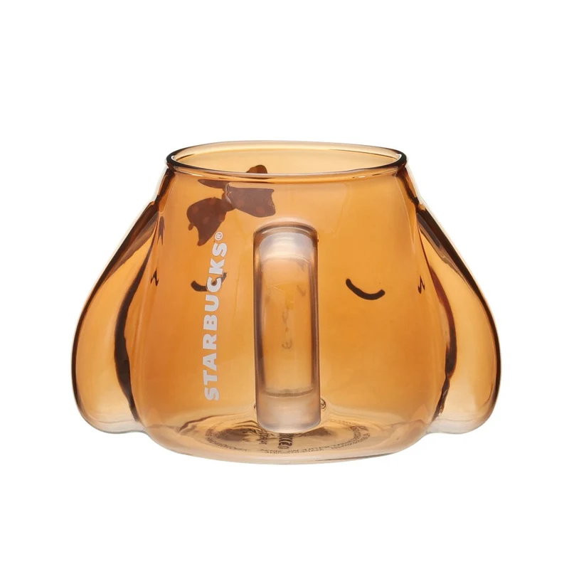 [Self-operated] Japan Starbucks Limited Series Caramel Color Heat-resistant Rabbit Glass Cup 296ml