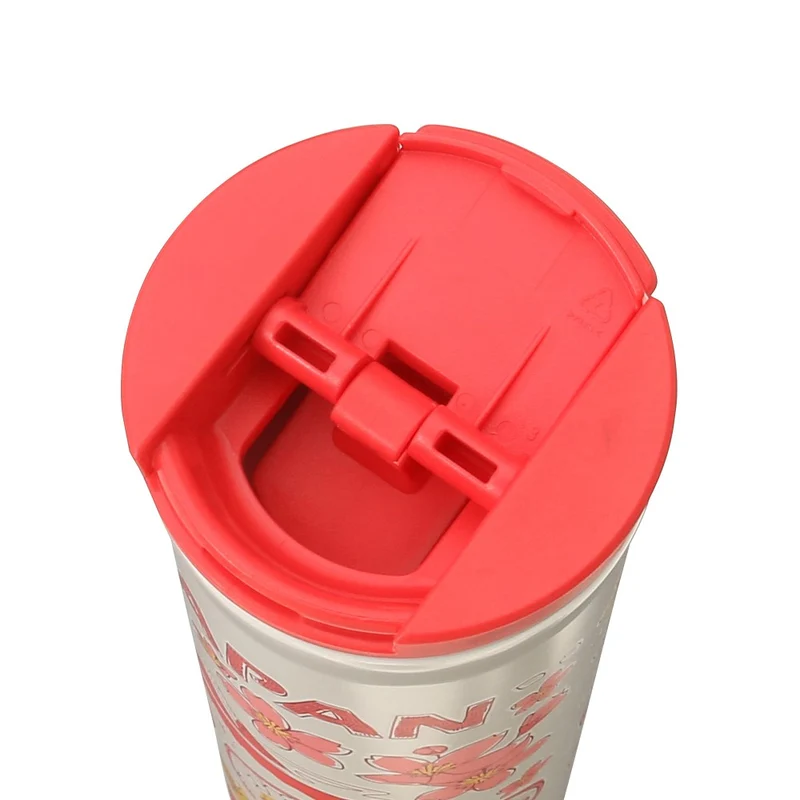 [Self-operated] Japan STARBUCKS Starbucks BTS City Series Stainless Steel Thermos Cup Red 473ml Easy to carry Long-lasting heat preservation