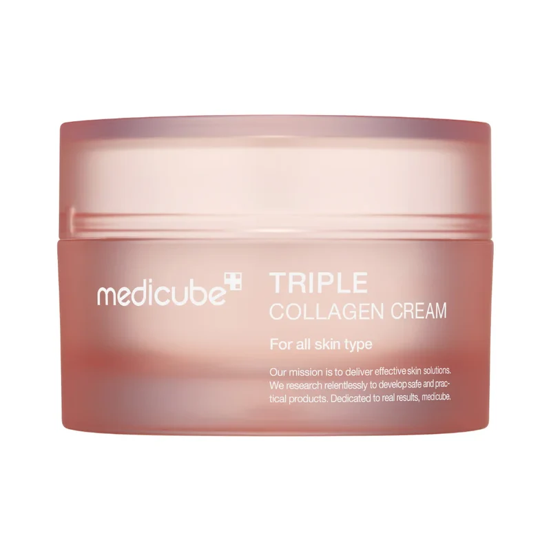 [Self-operated] South Korea MEDICUBE Triple Repair Firming Soothing Cream 4.0 50ml Collagen Cream Repair Firming Soothing Water Light Lifting