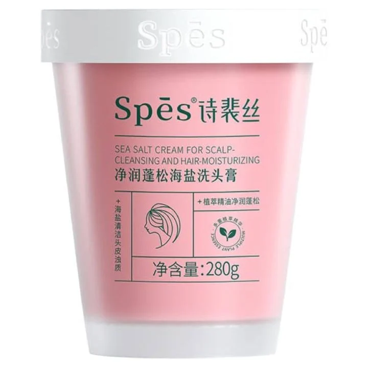 [Self-operated] China Spes Poetry Peisi Pure Fluffy Sea Salt Shampoo 280g Moisturizing Fluffy Sunshine Grapefruit Scented Scalp Scrub Degreasing Fluffy Hair Volume
