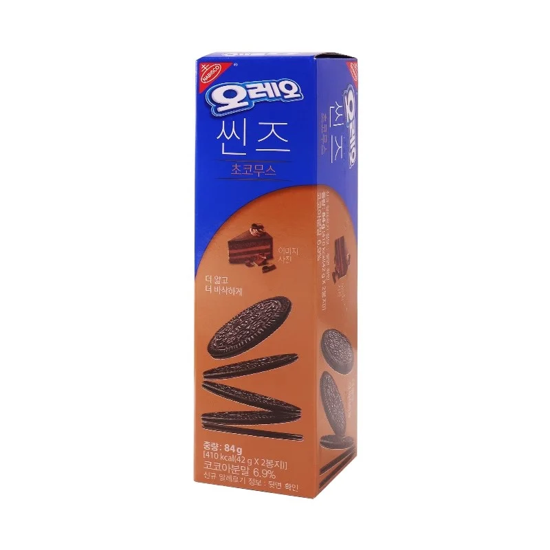 [Self-operated] China Oreo Crisp Cookies Korean Version Chocolate Cake Flavor 84g Breakfast Food Snacks Casual Office Dessert