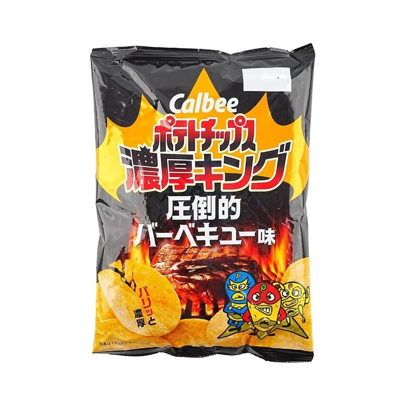 [Self-operated] Japanese Calbee potato chips barbecue flavor 55g casual snacks puffed food