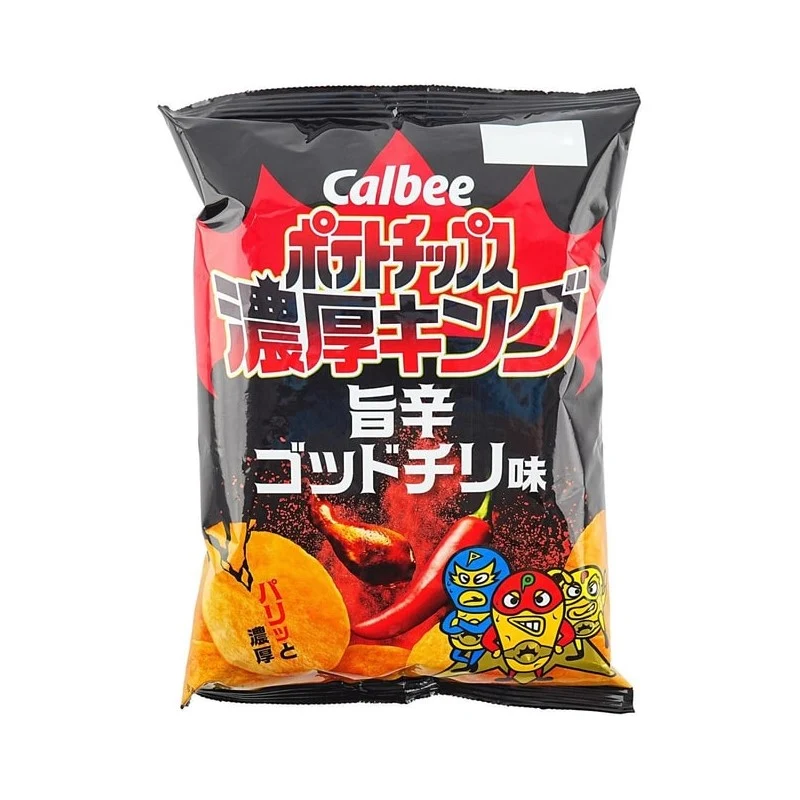 [Self-operated] Japan Calbee Calbee potato chips hot and spicy flavor 55g casual snacks puffed food