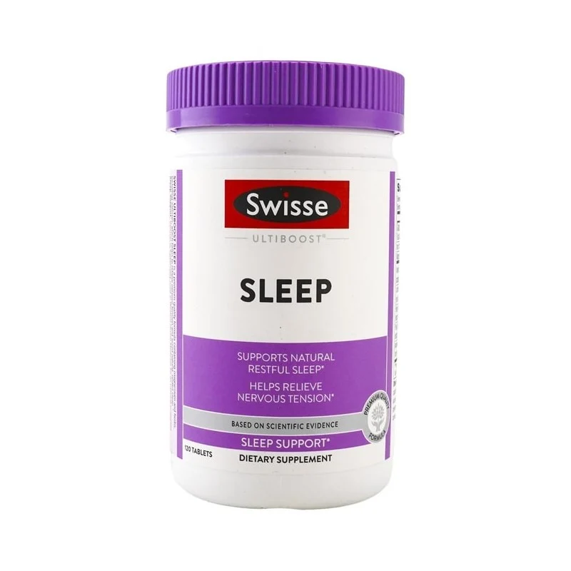 [Self-operated] Australian SWISSE sleep tablets valerian extract 120 tablets relax soothing melatonin-free sleep natural herbal ampoule