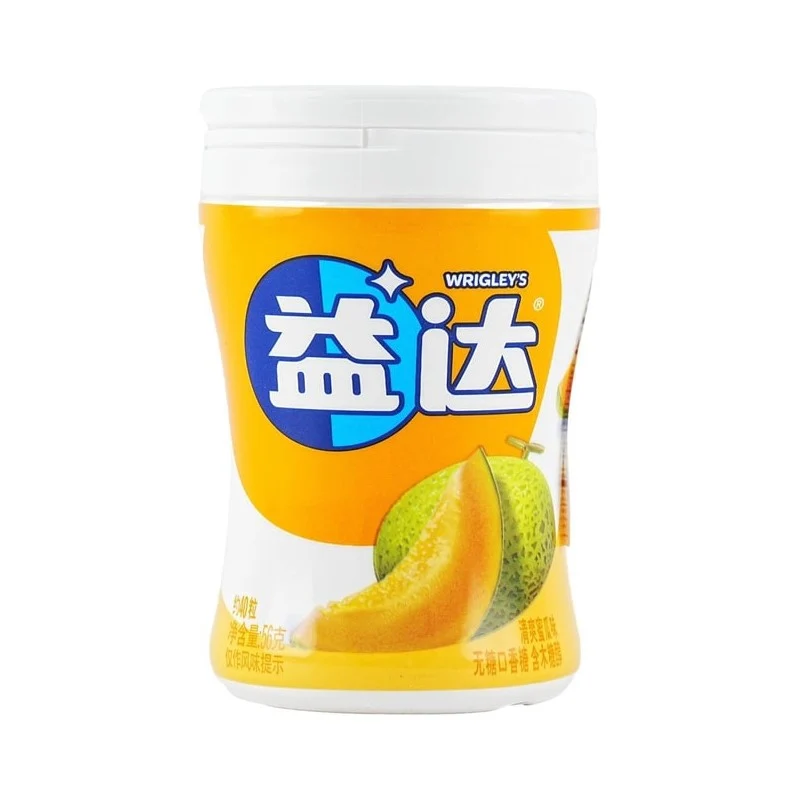 [Self-operated] China EXTRA Yida sugar-free xylitol chewing gum refreshing melon flavor 40 pieces 56g fresh breath mint candy