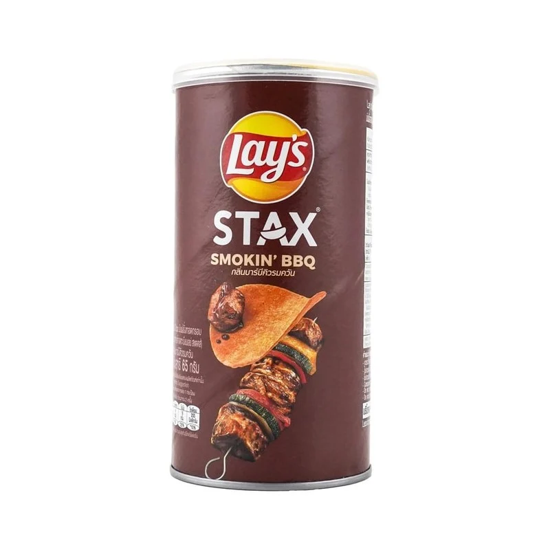 [Self-operated] China Pepsi LAY'S potato chips Thailand limited edition smoked barbecue flavor 70g/can snacks puffed food