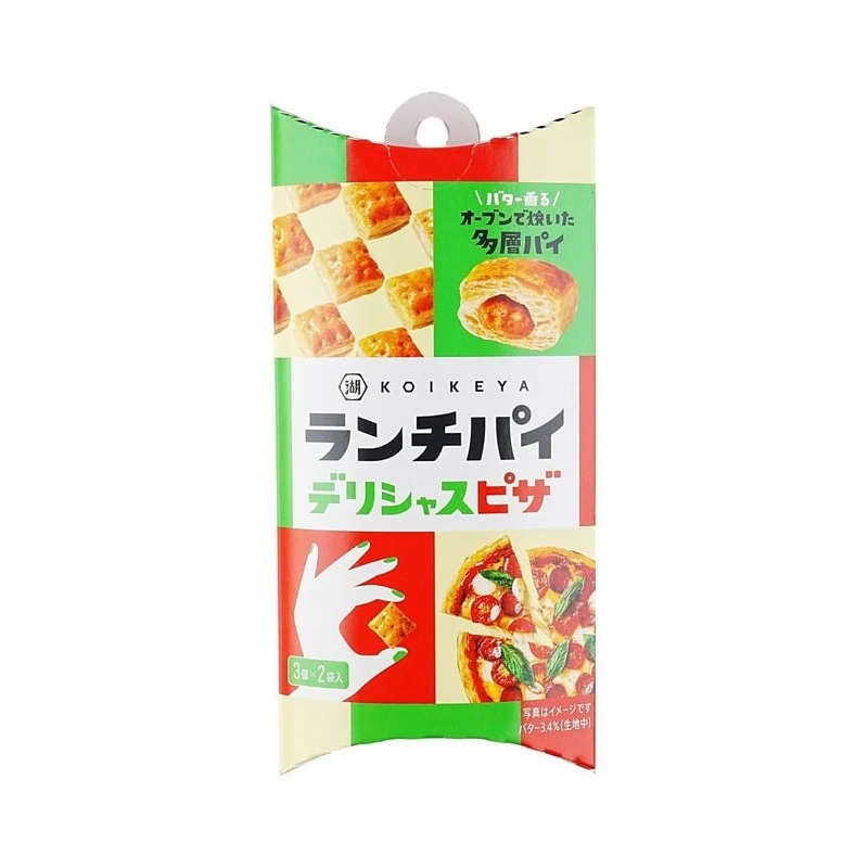 [Self-operated] Japan KOIKEYA Lake House lunch crisp delicious pizza flavor sandwich tart 33g thousand layer crisp snacks