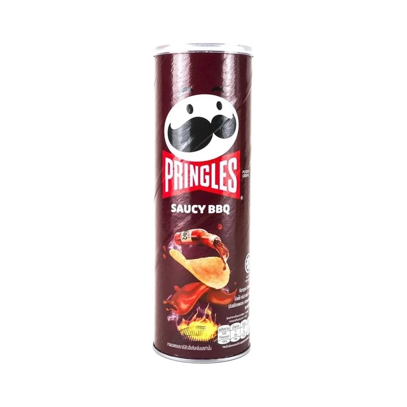 [Self-operated] American PRINGLES potato chips Thailand limited edition rich sauce barbecue flavor 102g